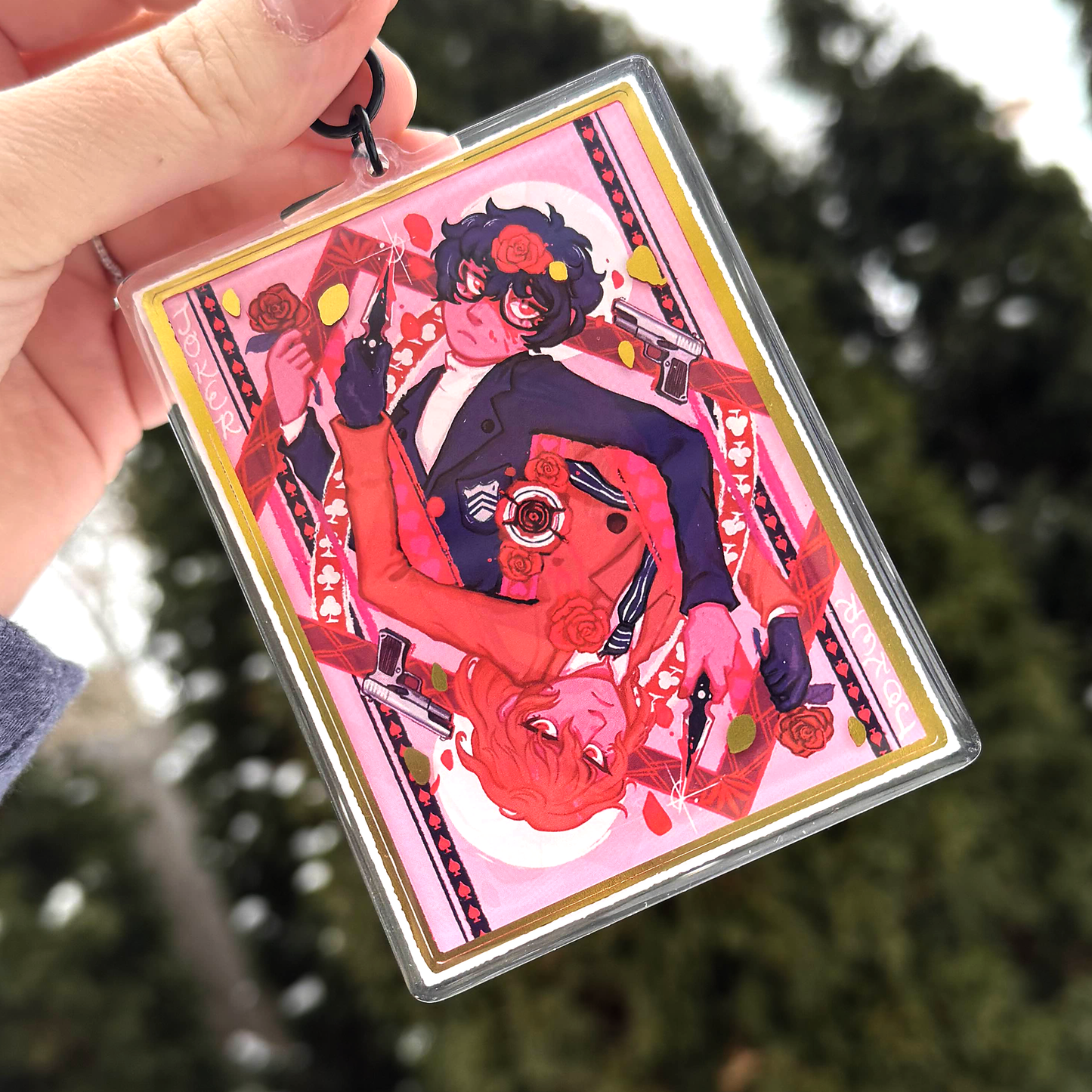 [ PERSONA 5 ] Red Eye Coffee Acrylic Charm