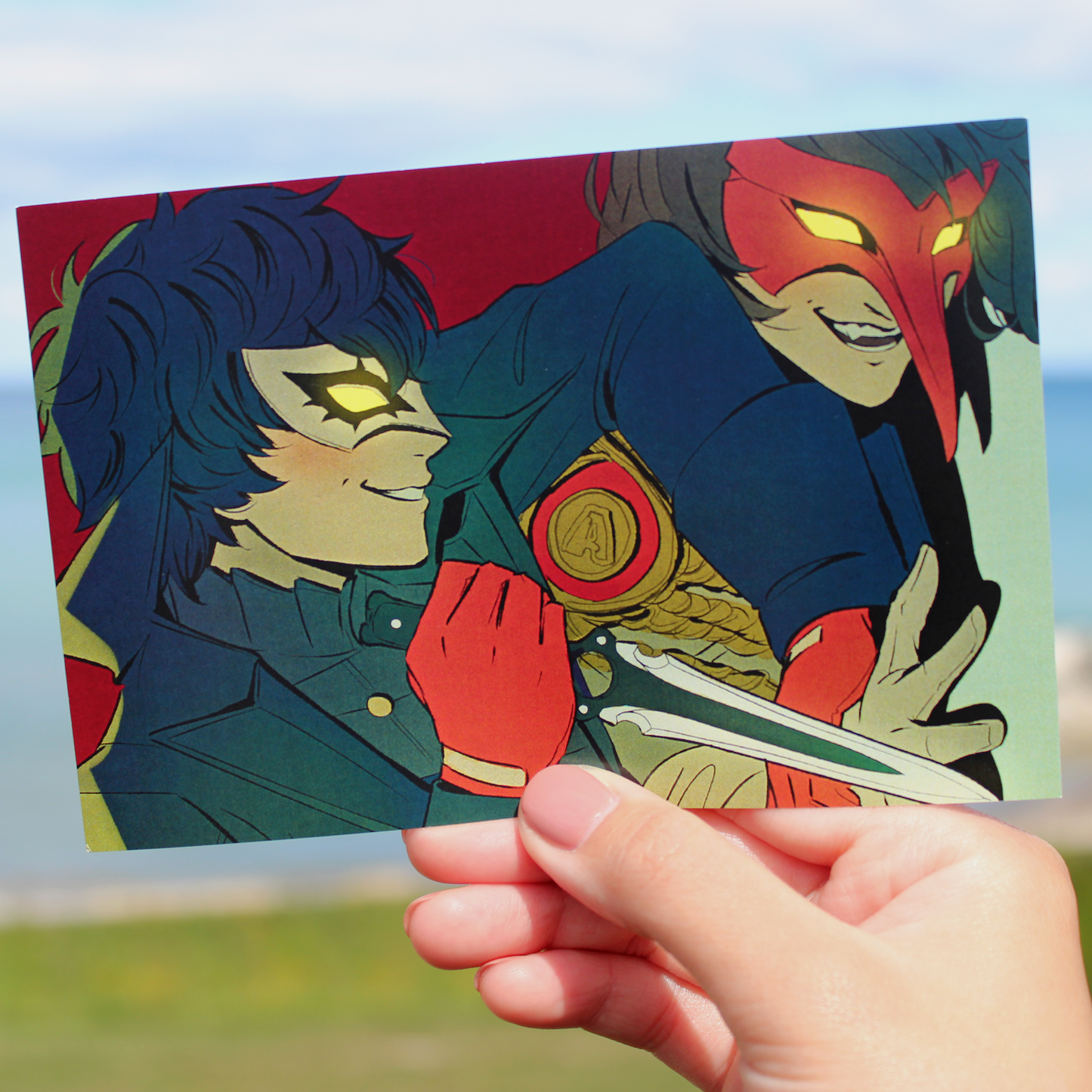 [ PERSONA 5 ] Joker x Akechi Postcards