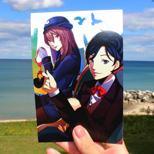 [ PERSONA 5 ] Holmes & Watson Postcard