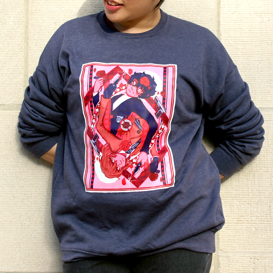 [ PERSONA 5  ] Red Eye Coffee Crewneck Sweatshirt